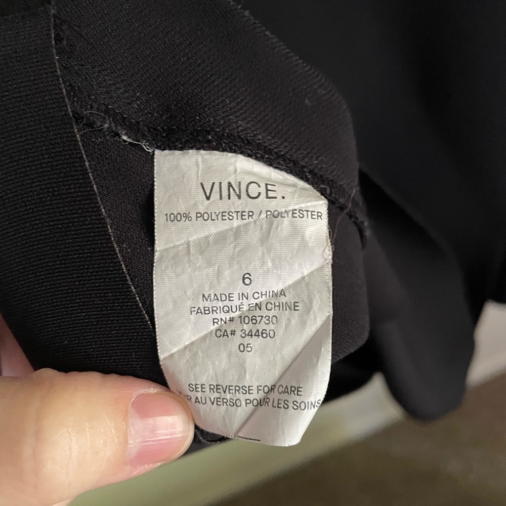 Vince Women’s Sleeveless Black Dress 6 - Picture 4 of 6